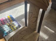 Grajewo ogłoszenia: Sprzedam uzywany stol nierozkładany i 8 krzeseł jedno ma... - zdjęcie